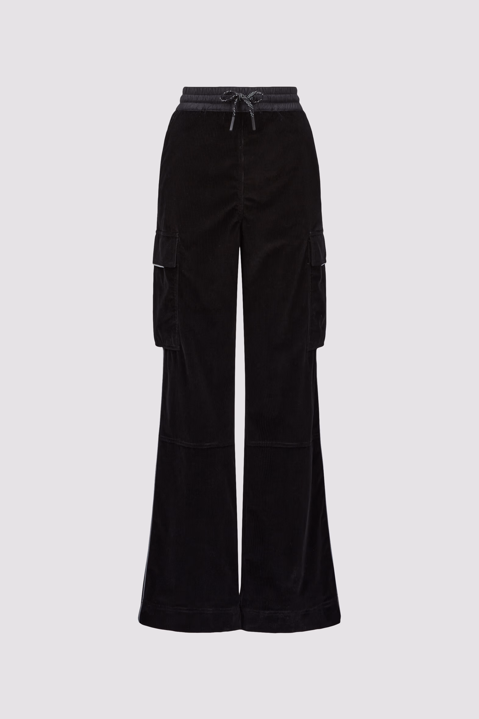Corduroy Jogging Pants Women Black Moncler 2
